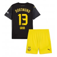 Camisa de time de futebol Borussia Dortmund Pascal Gross #13 Replicas 2º Equipamento Infantil 2024-25 Manga Curta (+ Calças curtas)